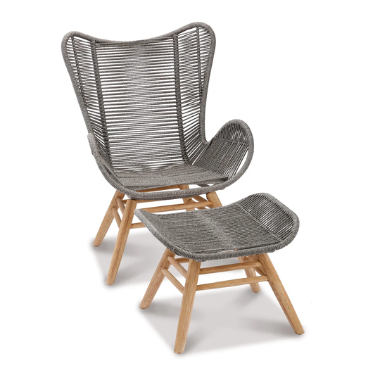 Ryker Armchair and Footstool