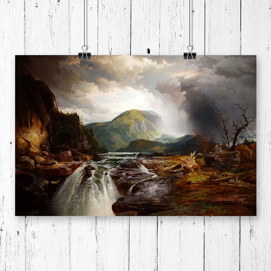 'The Wilds of Lake Superior' by Thomas Moran Graphic art