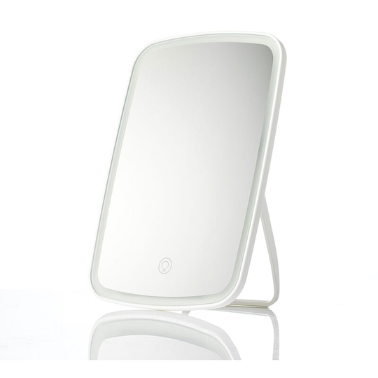 Led Makeup Mirror with Light Touch Switch Control Natural Portable Makeup Led Light Dormitory Desktop Mirror 1200mAh