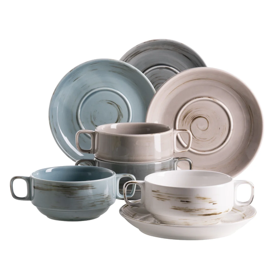 Irvington 8 Piece Porcelain Dinnerware Set