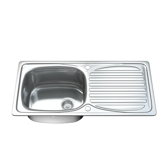 90cm x 45cm Kitchen Sink