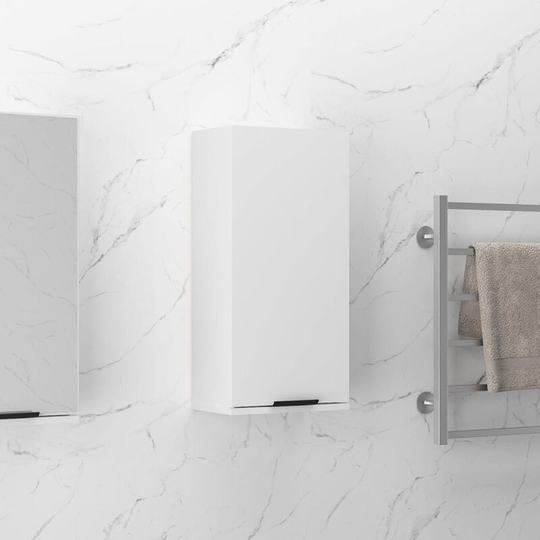 Asupermall - Wall-mounted Bathroom Cabinet White 32x20x67 cm
