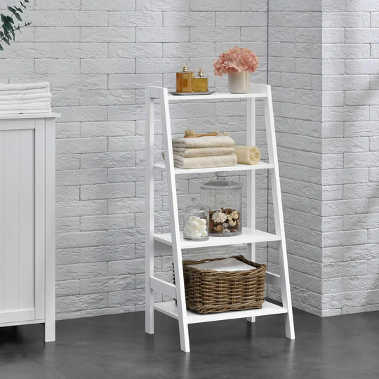 Kelm 43Cm W x 90Cm H x 32Cm D Free-Standing Bathroom Shelf