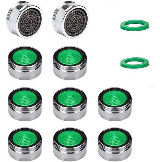 Denuotop - Set of 10 M24 aerators for tap with abs filter and mixing key