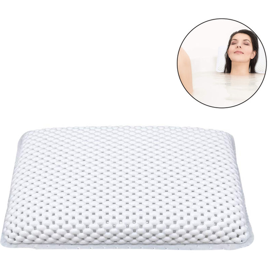 Bath pillows, bath and spa headrests with suction cups Cervical pillow Bath pillows for bathtub Soft and comfortable Waterproof and anti-mold