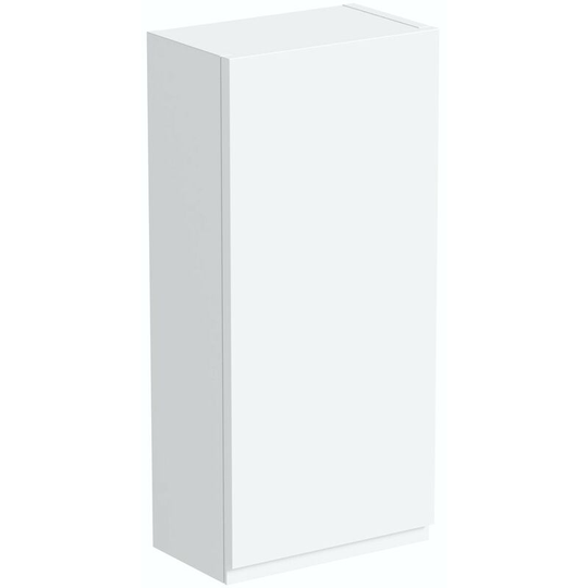Wharfe white wall hung cabinet 650 x 300mm - White - Reeves