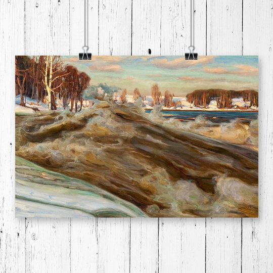 'Landscape' by Victor Westerholm Painting Print
