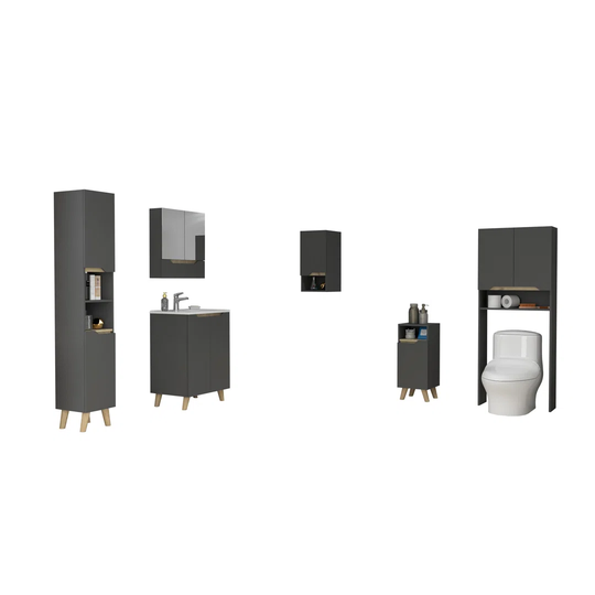 Gamel 6 Piece Bathroom Furniture Suite
