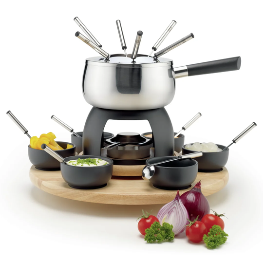 Symple Stuff 1.8L Stainless Steel Fondue Set