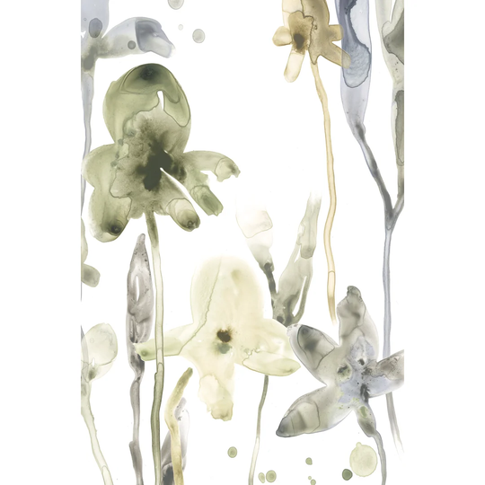 Stone Moss Stems VI by June Erica Vess - Wrapped Canvas Painting