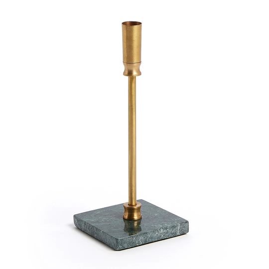 Stone/Stainless Steel Candlestick