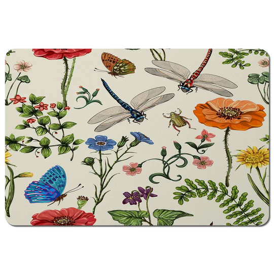 Godalming Flowers and Insects Cork Placemat