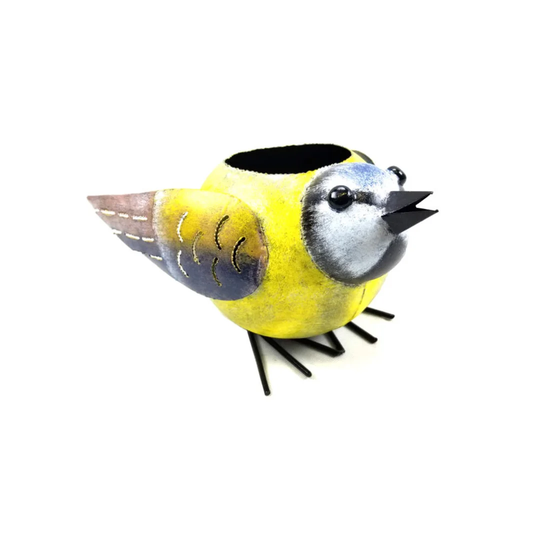 Cael Blue Tit Plant Pot