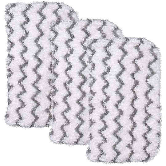 3 pcs Steam Mop Replacement Pads Steam Cleaner Pads for Shark Steam Mop S1000 S1000A S1000C S1000WM S10001C Floor Steamer Pads Vacuum Cleaner Pads