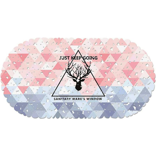 Gift - Bath Shower Mat Non-Slip Non-Slip Durable Mildew Resistant pvc Rectangular Bathtub Mat with Suction Cups c