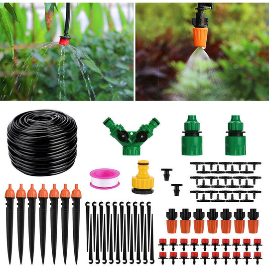 Watering automatic drip kit irrigation micro automatic gardening system for garden lawn plant landscape vegetable greenhouse terrace plate