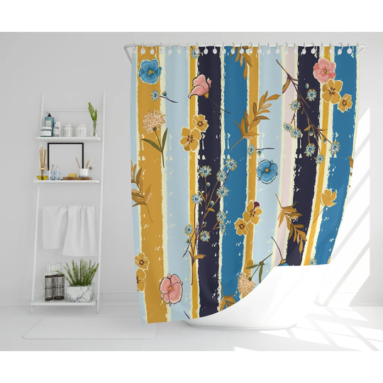 Riascos Polyester Shower Curtain Set