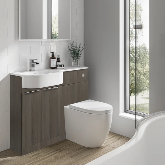 1000mm Combined Vanity Unit with Toilet Included