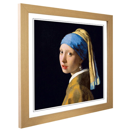 The Girl with the Pearl Earring by Johannes Vermeer Framed Painting Print