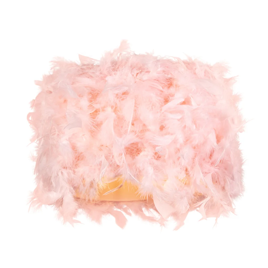 25cm Feather Drum Lamp Shade