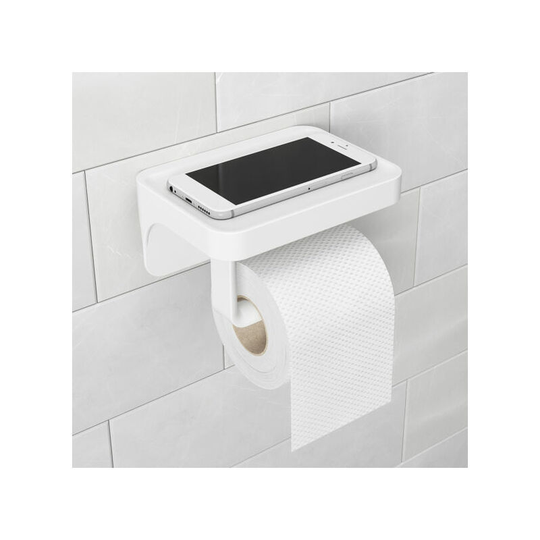 Sure-Lock Toilet Roll Holder & Shelf - Flex