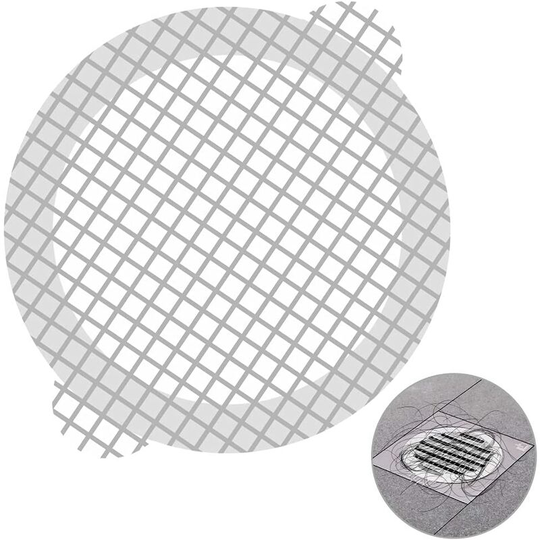 Sunflowergb - 25 Pack, Disposable Shower Drain Hair Catcher Mesh Stickers, Hair Catchers for Shower Drain Stickers
