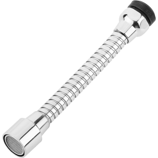 Atomizer aerator with 24 mm male with 360º rotation in stainless steel - Primematik