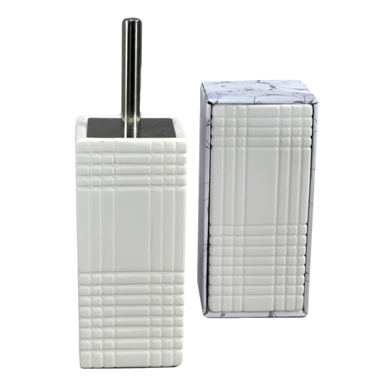 Claude Free-Standing Toilet Roll & Brush Holder