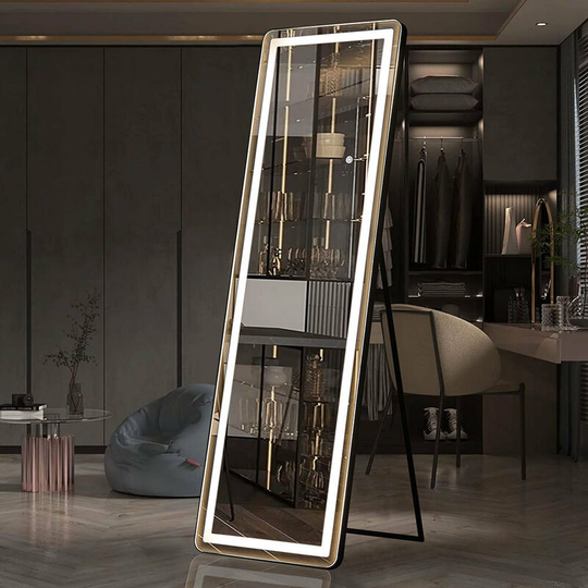 Floor Standing Full Length led Mirror Sensor Switch - Livingandhome