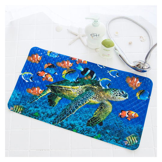 Bath Mat Bathtub Insert Baby Bath Mat Non-Slip Mat Lovely Look Non-Slip Bath Mat pvc Cartoon Pattern Massage Shower Bath Mat with Suction Cups for