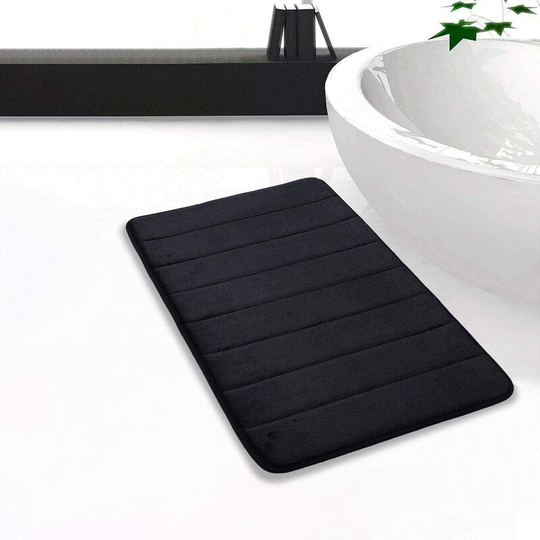Memory Foam Bathroom Bath Rugs Absorbent Non-Slip Bath Mat Washable Bath Mat - 50 x