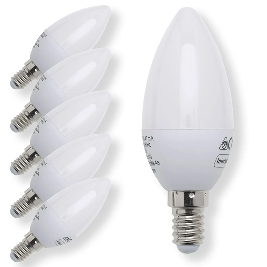 Symple Stuff LED Bulb E14 Energy Saving Bulb 5 Watt Incandescent Bulb