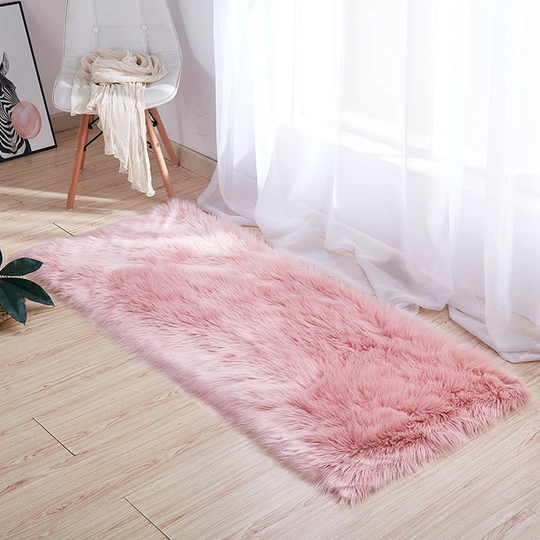 Union City Shaggy Pink Rug