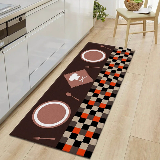 Rameriz Power Loom Brown/Red/Black Rug