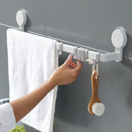 Betterlifegb - Towel holder, Wall-mounted towel holder Napkin holder without drilling with powerful force reusable Towel bar for bathroom kitchen