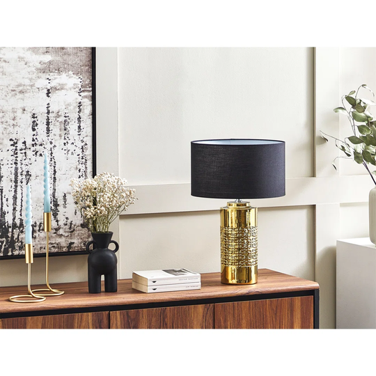 Gold Ceramic Table Lamp