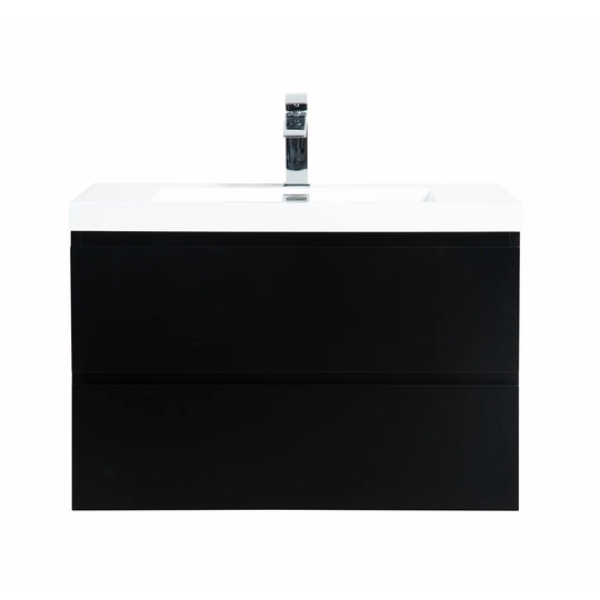 Lugis 60 x 48 x 50 Wall-Mounted Single Bathroom Vanity Set
