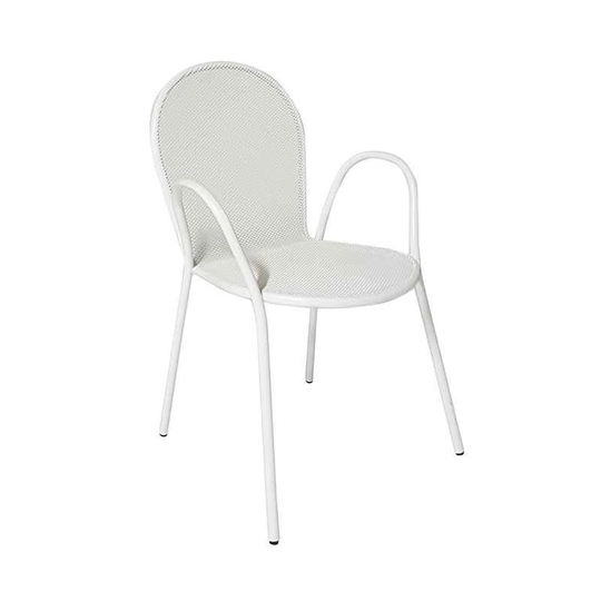 Set Of 4 GIRAGLIA Armchairs In Iron
