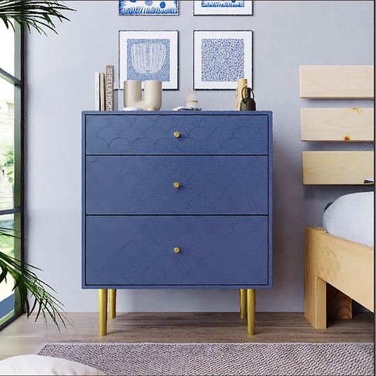 Carinne 3 Drawer 75Cm W Chest of Drawers