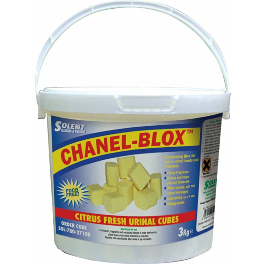 Solent Cleaning Chanel-blox Citrus 'p' Blocks - 3kg