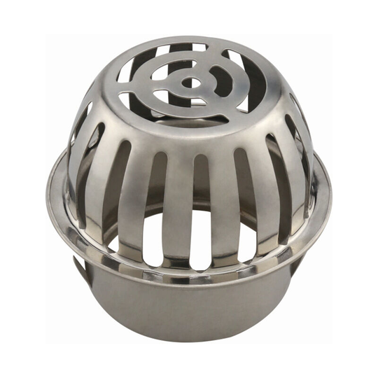 Stainless Steel Gutter Filters Metal Gutter Guards to Help Keep Drain Clear Stops Blocking Leaves and Debris Ø83mm