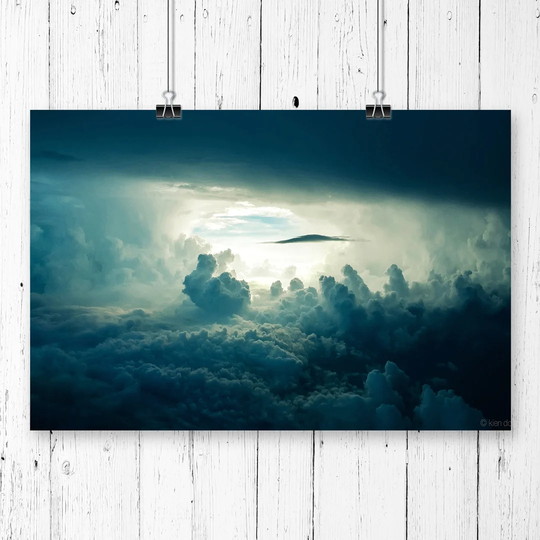 "Blue Sky Clouds" Graphic Art