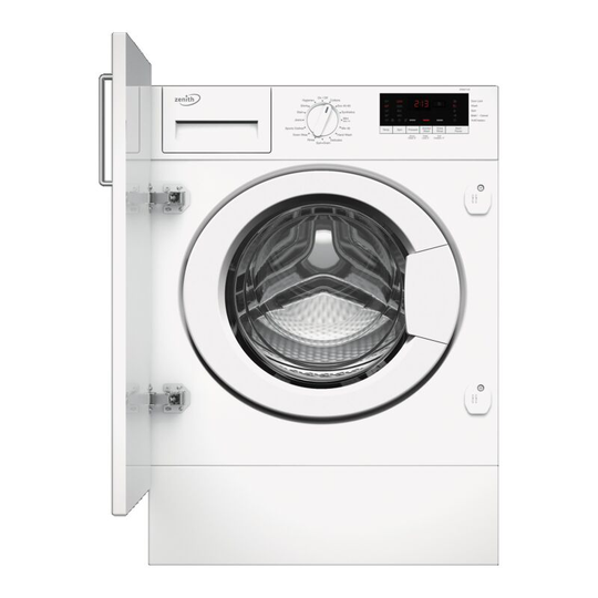 Zénith - Zenith ZWMI7120 Built In 7kg 1200 Spin Washing Machine with Drum Clean - White