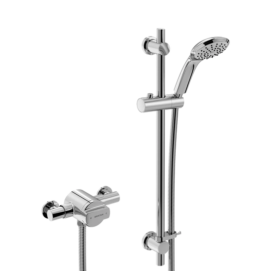 Quest Thermostatic Shower with Slider Rail