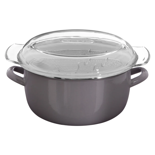 Symple Stuff Glass Pyrex Lid Deep Fryer