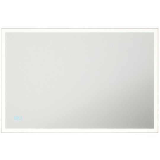 600 x 900mm IP44 led Bathroom Mirror & Demister - Tunable White Diffused Border