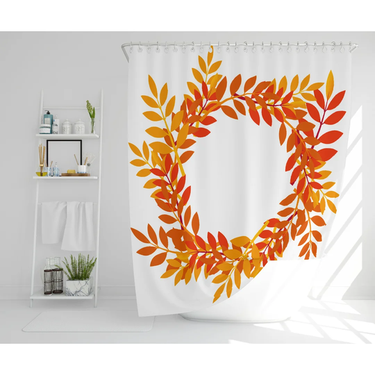 Shashkov Polyester Shower Curtain Set