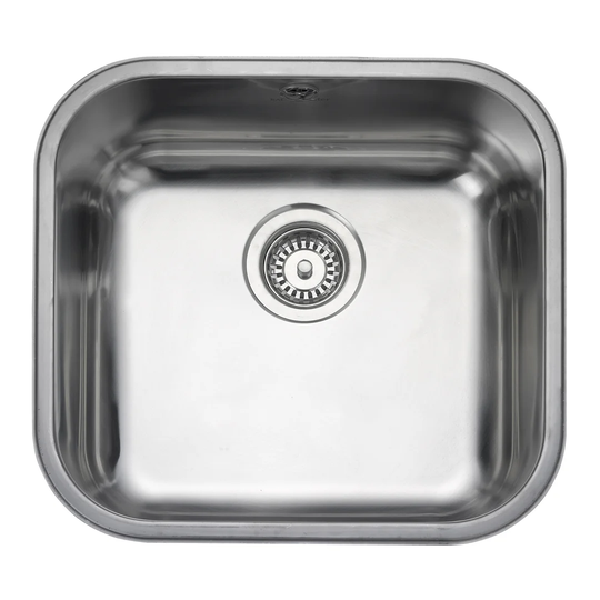 Classic 48cm x 46cm Stainless Steel Reversible Undermount Kitchen Sink