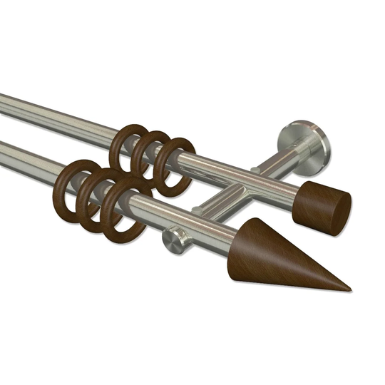 Beecher Double Curtain Pole and Hardware Set