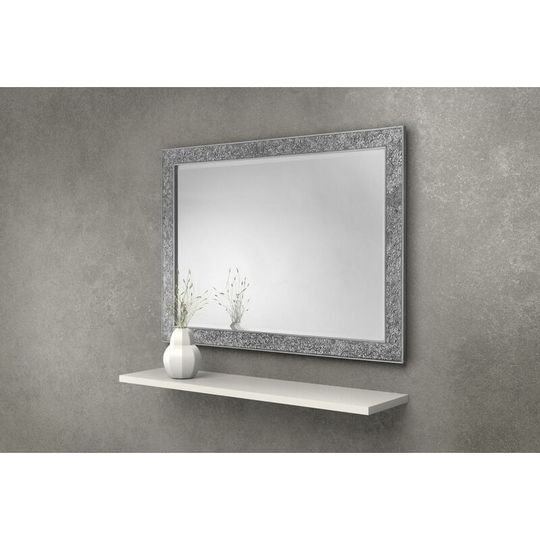 ONA - Vanity Living Glamourous Fragment Wall Mirror Silver